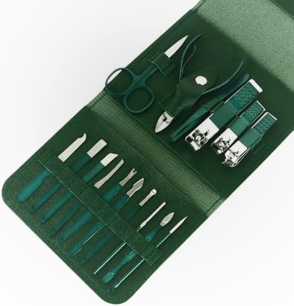 16pcs Stainless Steel Nail Cutter Tool Set